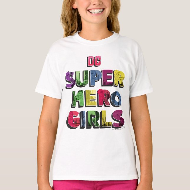 DC Super Hero Girls City Lettering T-Shirt (Front)