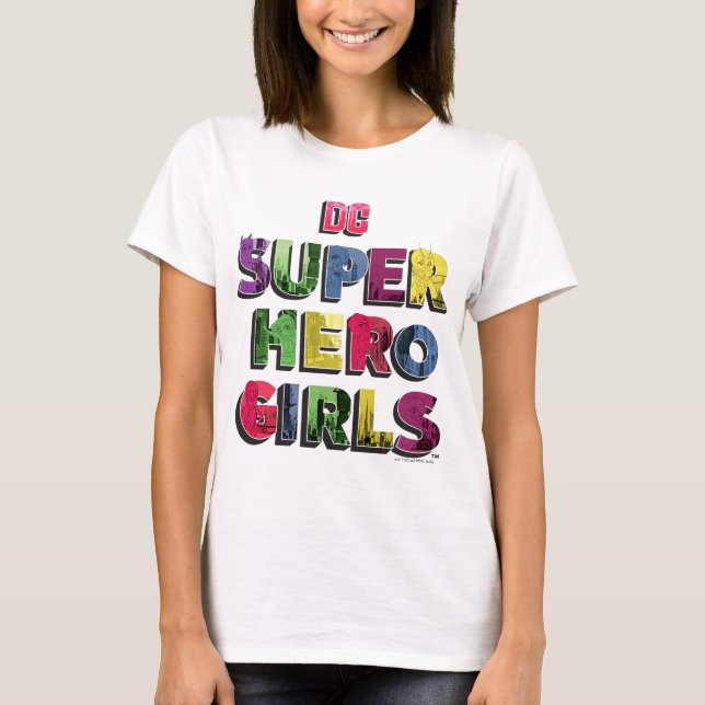 DC Super Hero Girls City Lettering T-Shirt (Front)