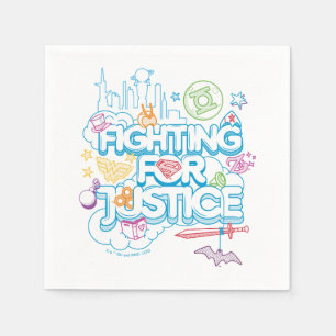 DC Super Hero Girls Fighting For Justice Napkin