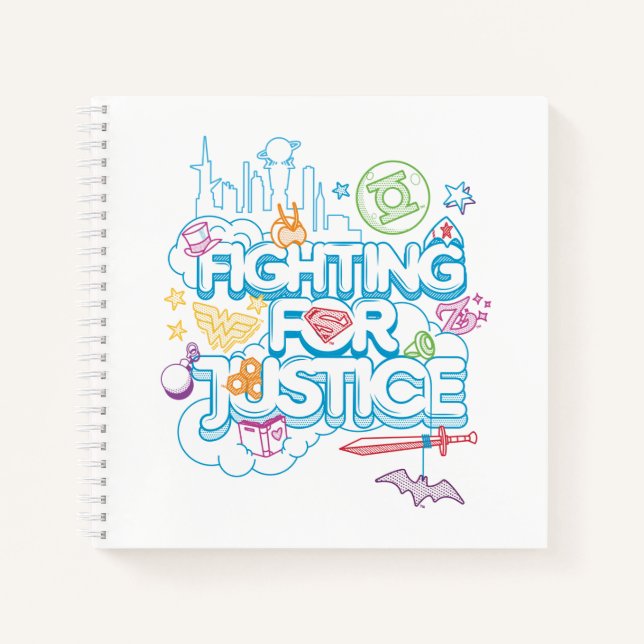 DC Super Hero Girls Fighting For Justice Notebook (Front)