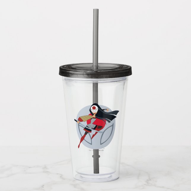 DC Super Hero Girls Katana Acrylic Tumbler (Front)