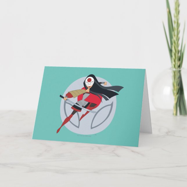 DC Super Hero Girls Katana Card (Front)