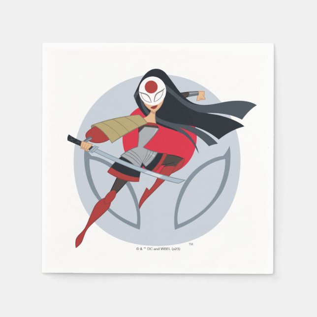 DC Super Hero Girls Katana Napkin (Front)