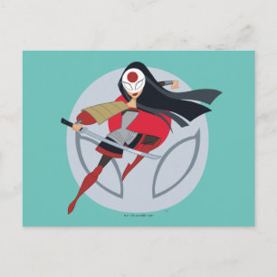 DC Super Hero Girls Katana Postcard