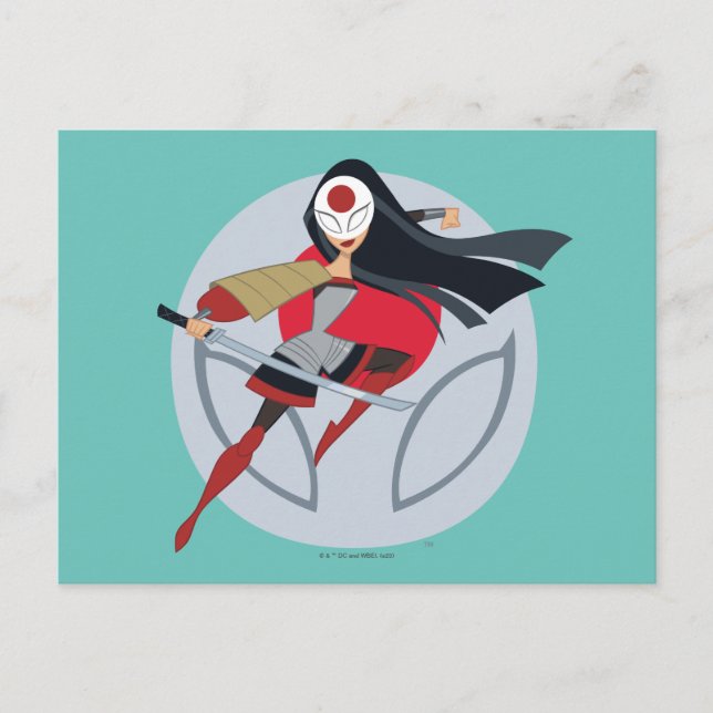 DC Super Hero Girls Katana Postcard (Front)