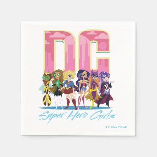 DC Super Hero Girls Lineup Napkin