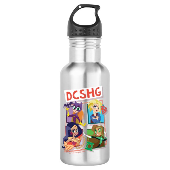 DC Super Hero Girls Quartet 532 Ml Water Bottle (Front)