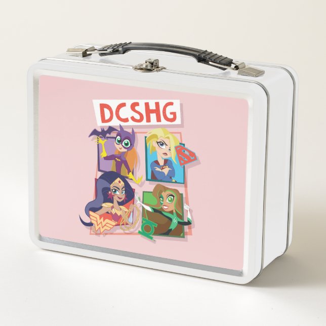 DC Super Hero Girls Quartet Metal Lunch Box (Front)