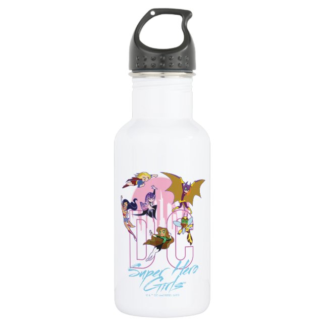 DC Super Hero Girls Skyline 532 Ml Water Bottle (Front)