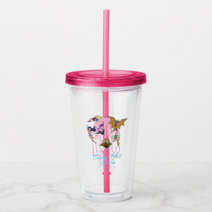 DC Super Hero Girls Skyline Acrylic Tumbler