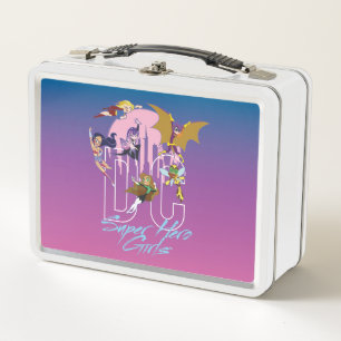 DC Super Hero Girls Skyline Metal Lunch Box