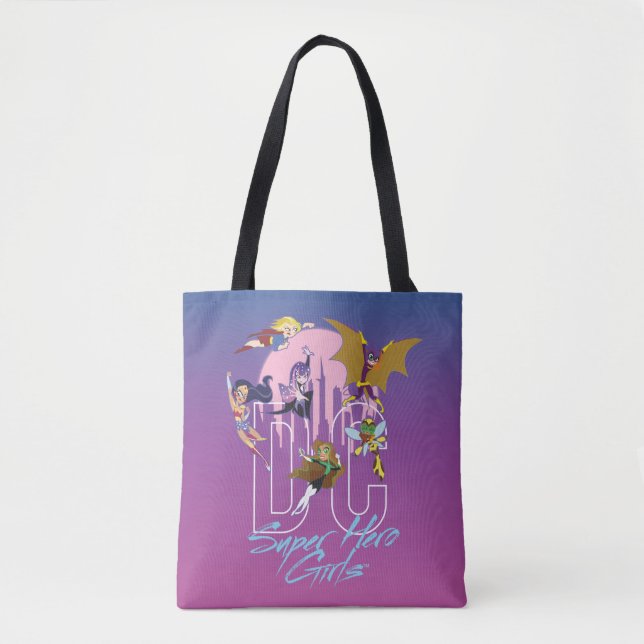 DC Super Hero Girls Skyline Tote Bag (Front)