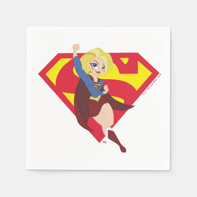 DC Super Hero Girls Supergirl Napkin (Front)
