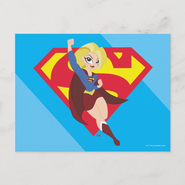 DC Super Hero Girls Supergirl Postcard (Front)