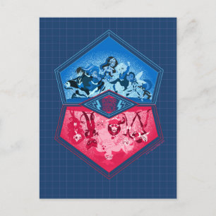 DC Super Hero Girls Teamwork Battle Postcard