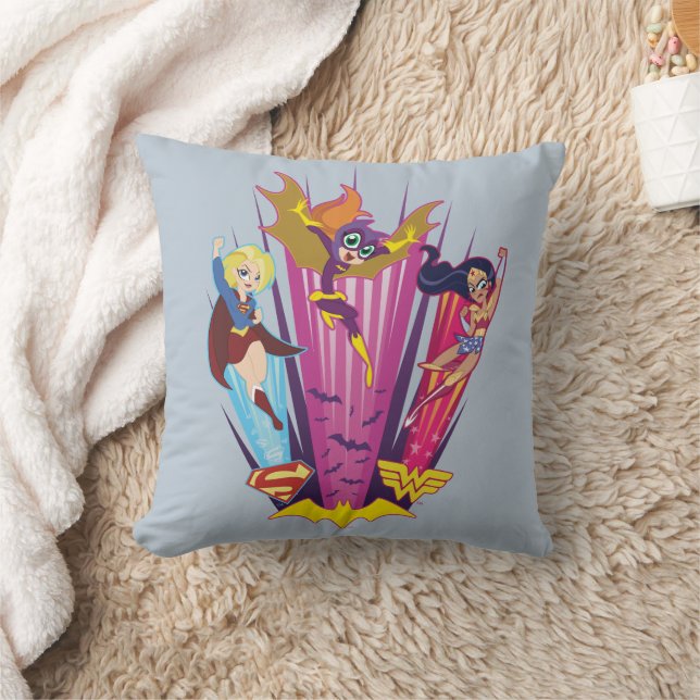 DC Super Hero Girls Trio Cushion (Blanket)