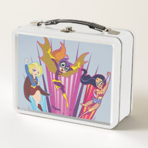 DC Super Hero Girls Trio Metal Lunch Box