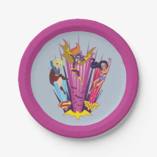 DC Super Hero Girls Trio Paper Plate