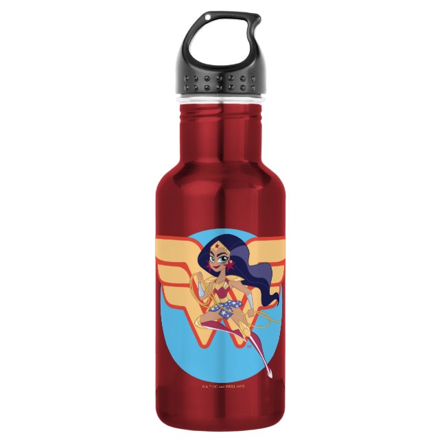 DC Super Hero Girls Wonder Woman 532 Ml Water Bottle (Front)