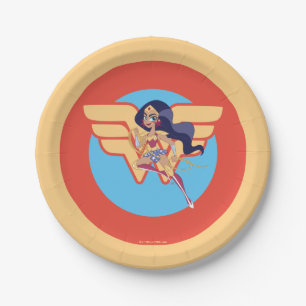 DC Super Hero Girls Wonder Woman Paper Plate