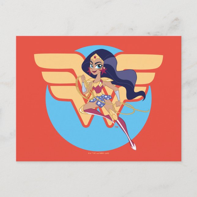 DC Super Hero Girls Wonder Woman Postcard (Front)