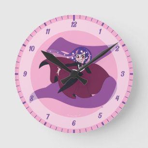 DC Super Hero Girls Zatanna Round Clock