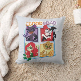 DC Super Villain Girls It's Good To Be Bad Cushion