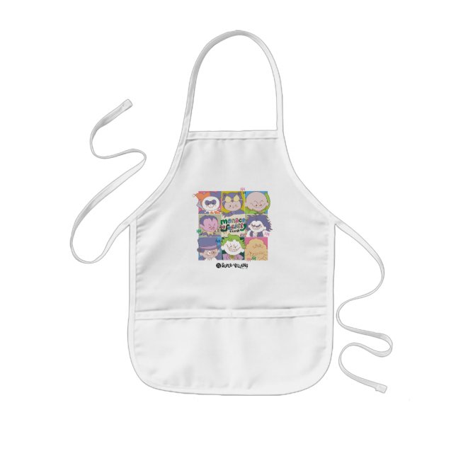 DC Super-Villain Menace To Society Club Graphic Kids Apron (Front)