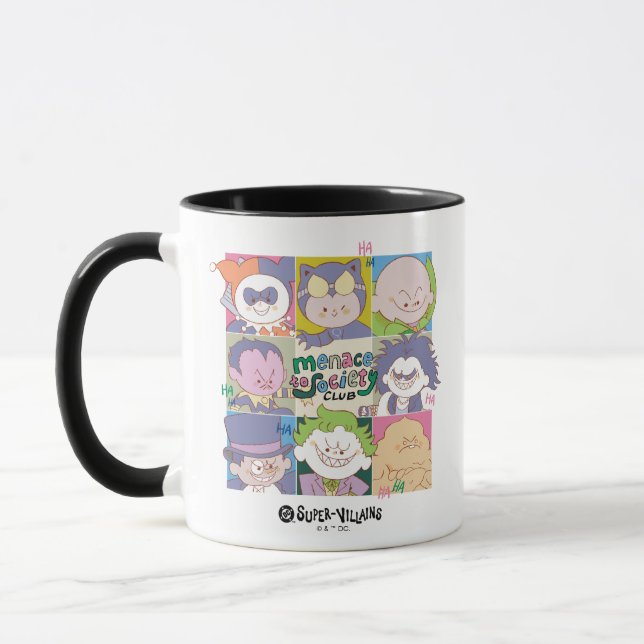 DC Super-Villain Menace To Society Club Graphic Mug (Left)