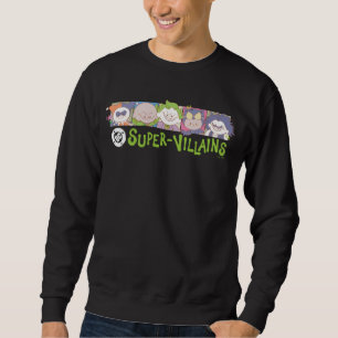 DC Super-Villains Cartoon Lineup Sweatshirt