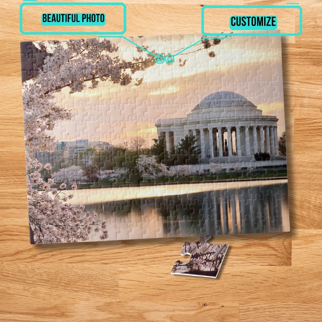 DC Treasures: Jefferson Memorial Jigsaw Puzzle (Please enjoy our design and see the others in the collection.)