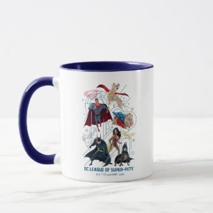 DC Trinity Heroes & Super-Pets Mug