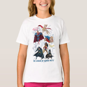 DC Trinity Heroes & Super-Pets T-Shirt