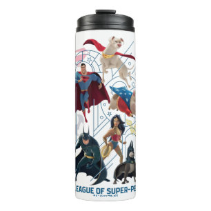 DC Trinity Heroes & Super-Pets Thermal Tumbler