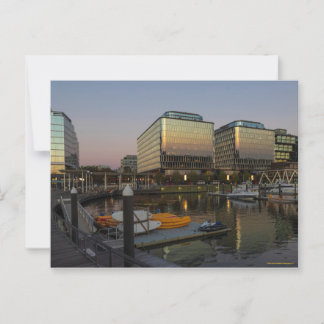 DC Waterfront at Dusk, Washington, DC Postcard