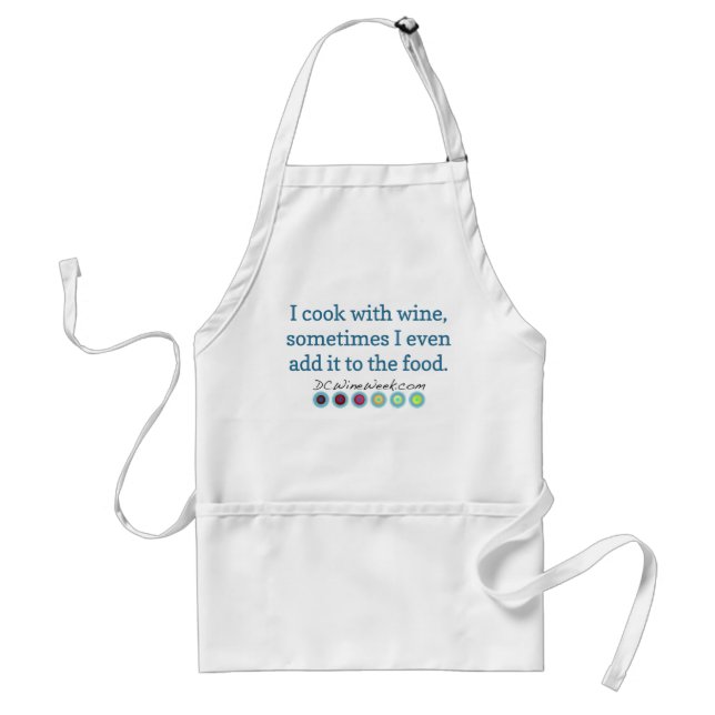 DC Wine Week: I Cook with Wine Standard Apron (Front)