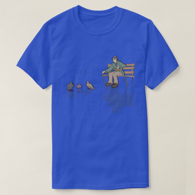 DCP feeding the pigeons 2 T-Shirt (Design Front)