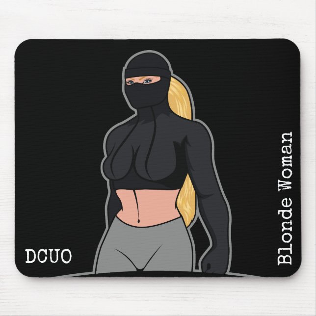 DCUO Blonde Woman Mousepad (Front)