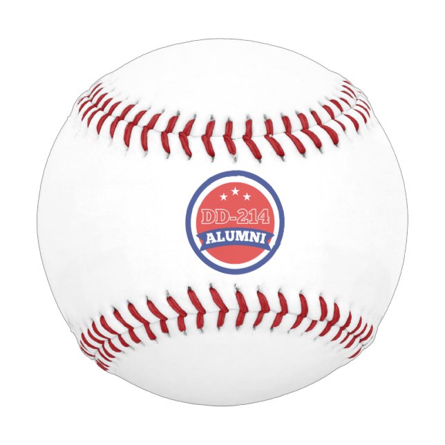 DD-214 Alumni Army Veteran Military Retirement Baseball (Front)