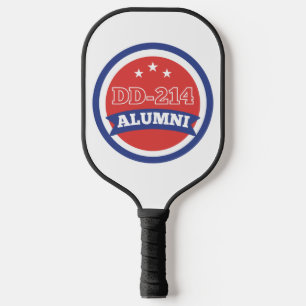 DD-214 Alumni Army Veteran Military Retirement Pickleball Paddle