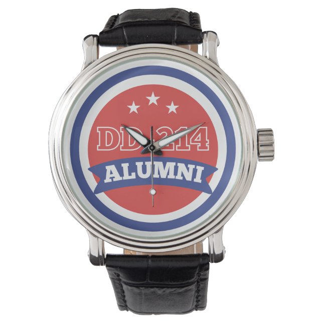 DD-214 Alumni Army Veteran Military Retirement Watch (Front)