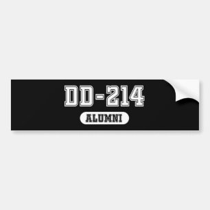 DD-214 ALUMNI BUMPER STICKER
