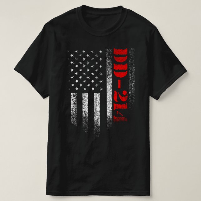 dd-214 alumni T-Shirt (Design Front)