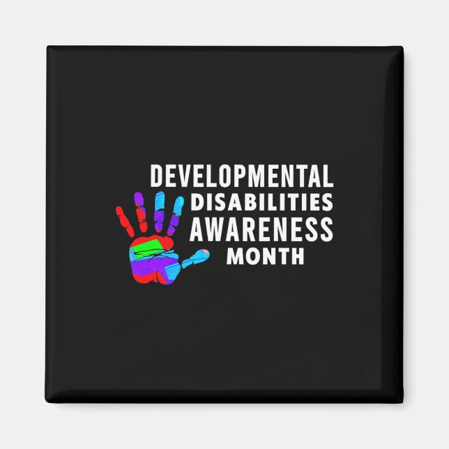 DD Awareness - Developmental Disabilities Awarenes Magnet (Front)