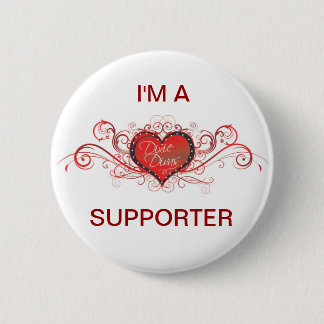 DD-ColorLogo, SUPPORTER, I'M A 6 Cm Round Badge