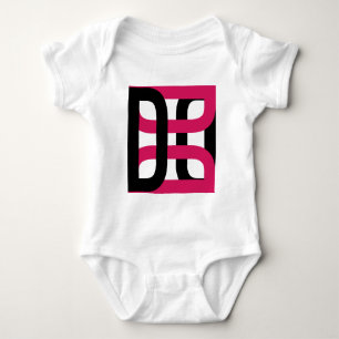 DD Logo Magenta Baby Bodysuit