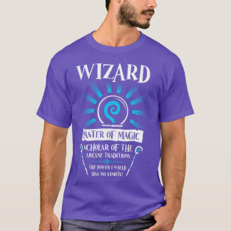 DD WIZARD Class Dungeons Dragons T-Shirt