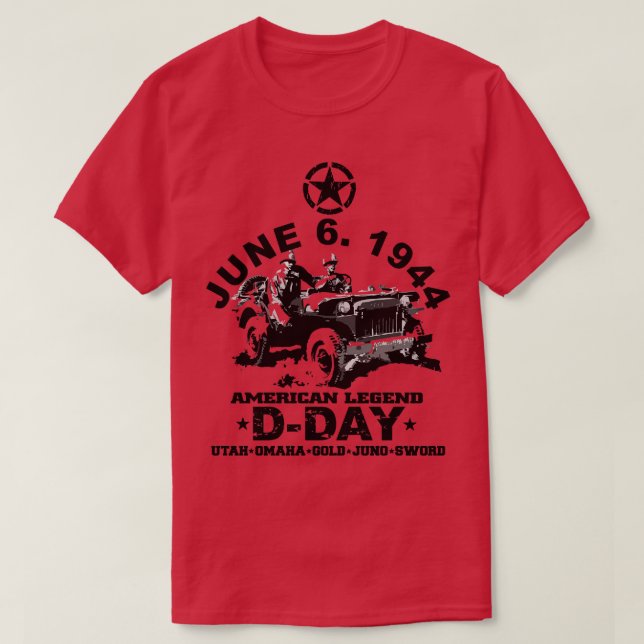 DDAY June 1944 T-Shirt (Design Front)