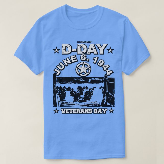 DDay June 6 1944 Normandy T-Shirt (Design Front)