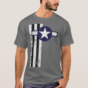 DDay Normandy Invasion Stripes Air Corps Roundel T-Shirt